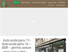 Tablet Screenshot of caserformations.fr
